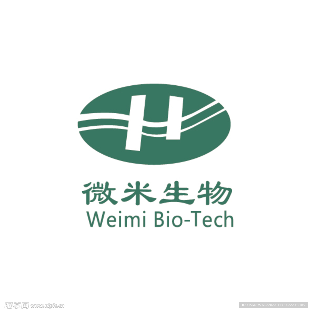 微米生物LOGO标识