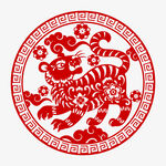 虎年剪纸