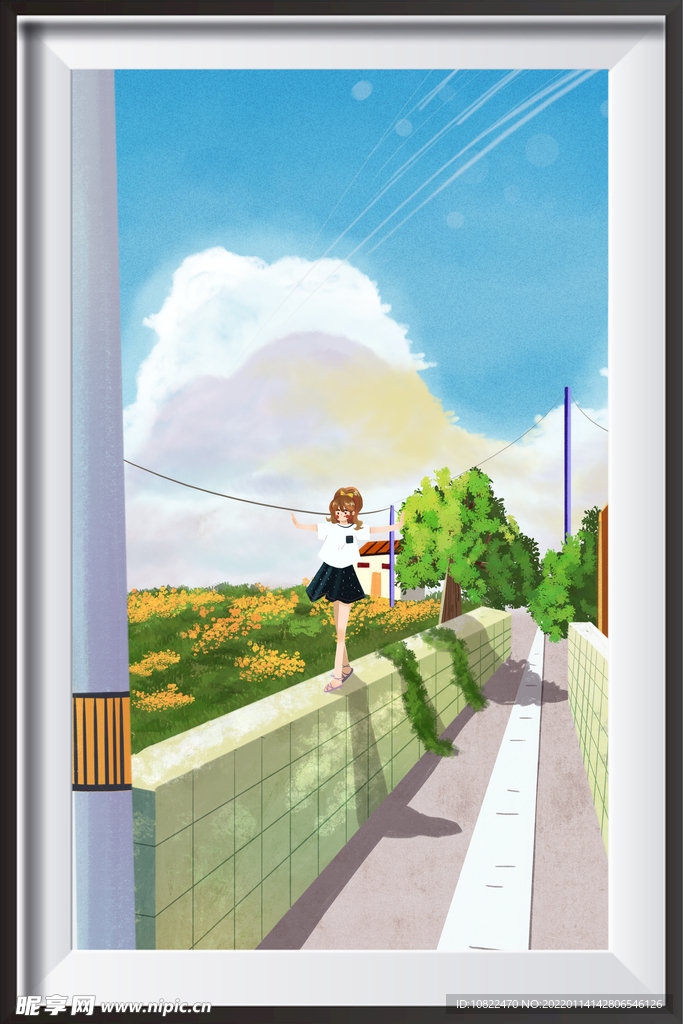 装饰画插画