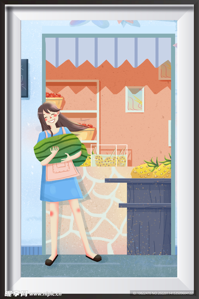 装饰画插画