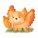 可爱卡通猫  