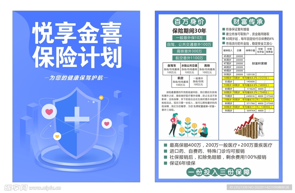 保险宣传单