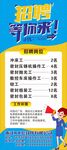 简约招聘展架招聘等你来