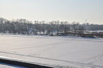 野外郊外雪景雪地