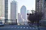 哈尔滨城市马路摩天大楼