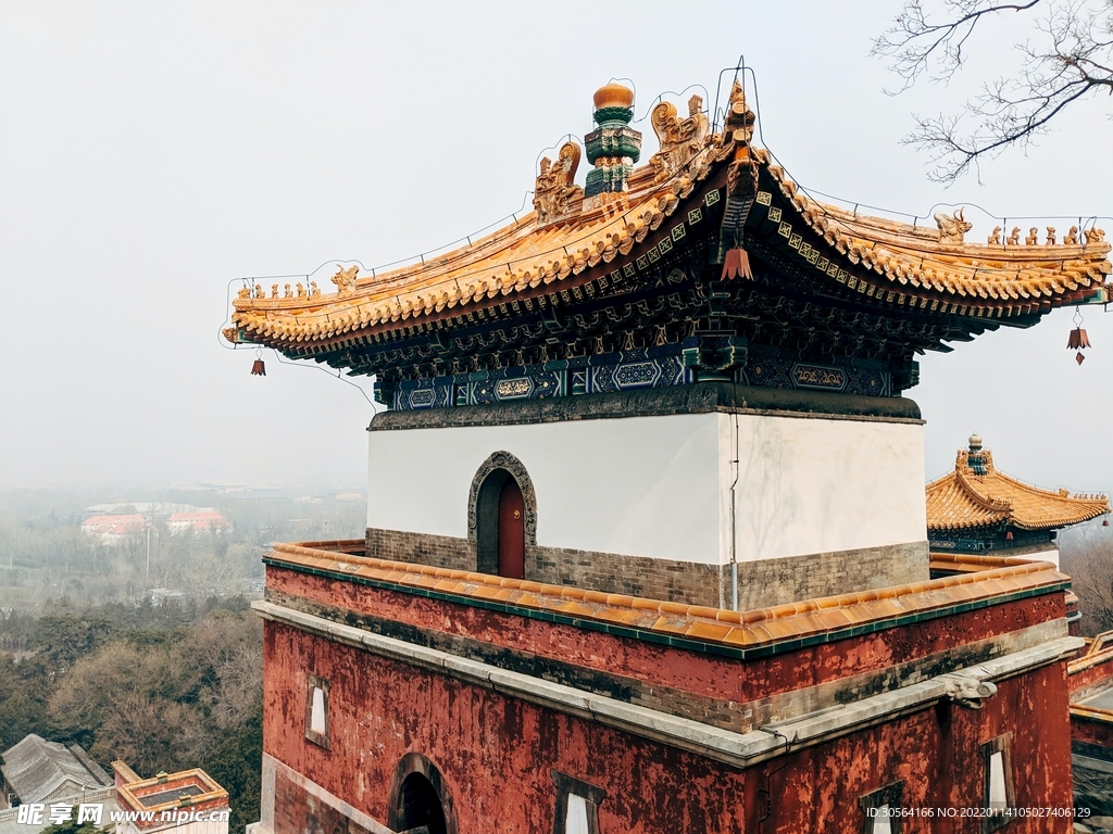 户外寺庙旅游旅行背景素材