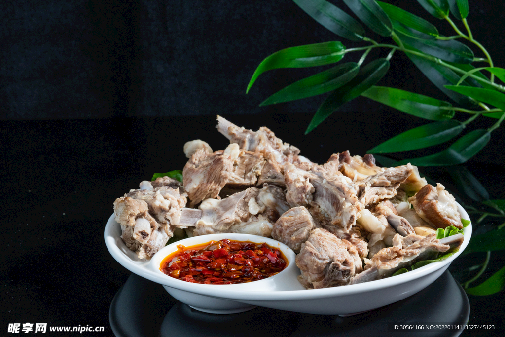 排骨美食羊排食材素材