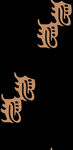 大牌  字母