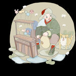  传统文化PNG  传统手工 