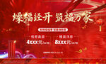 春节 新年背景板