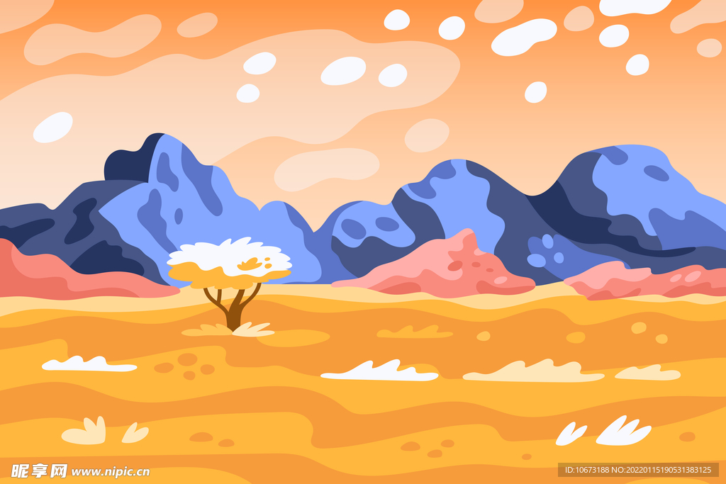  山峦山峰背景