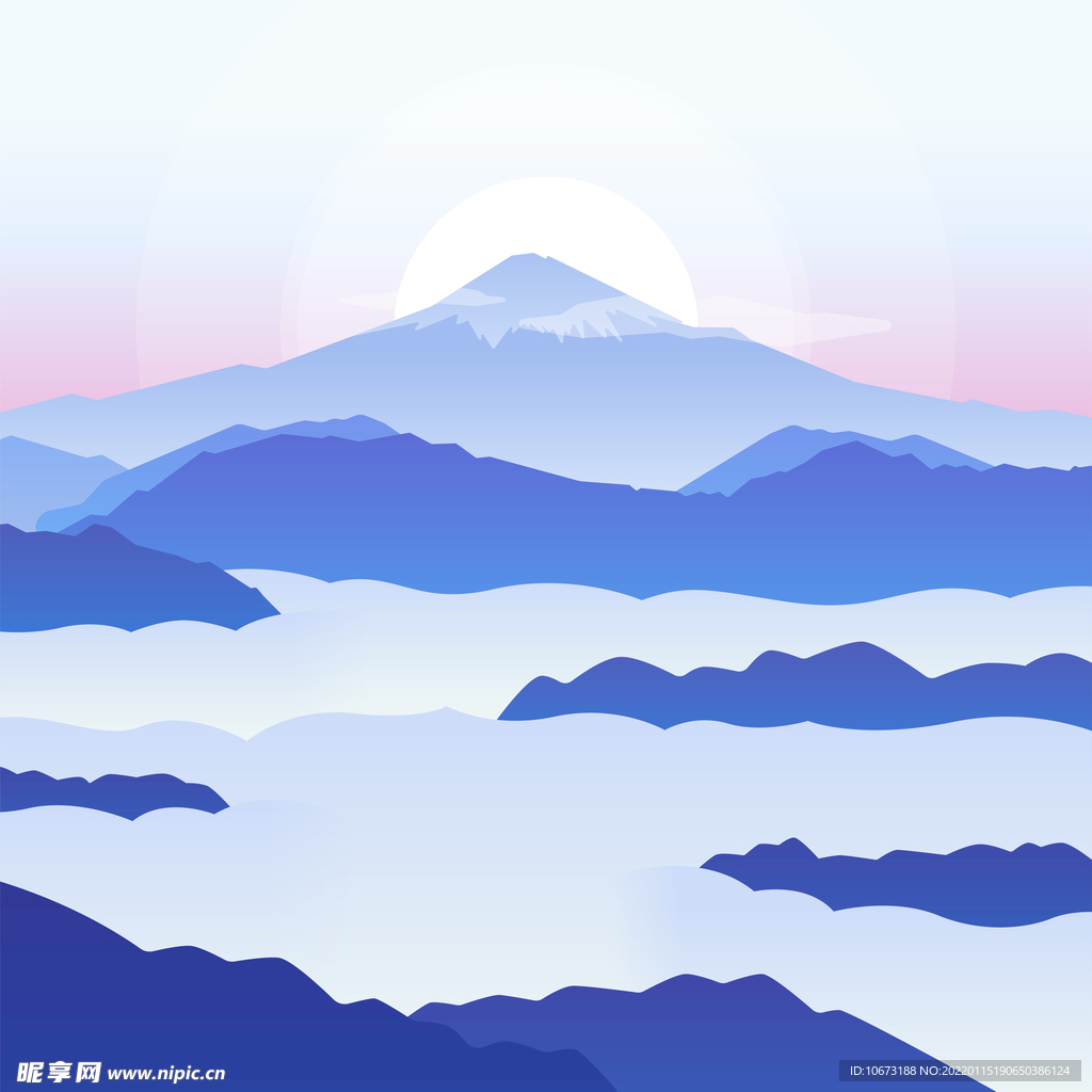  山峦山峰背景