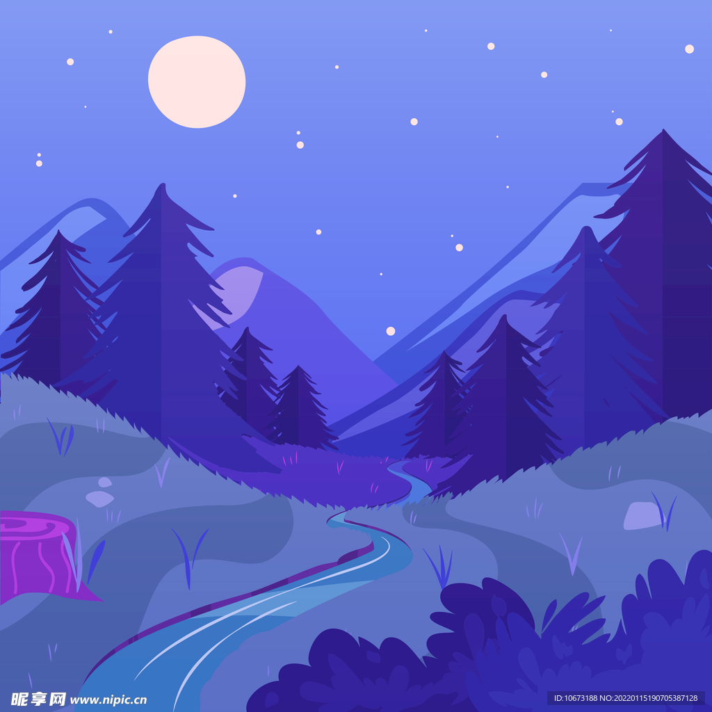  山峦山峰背景