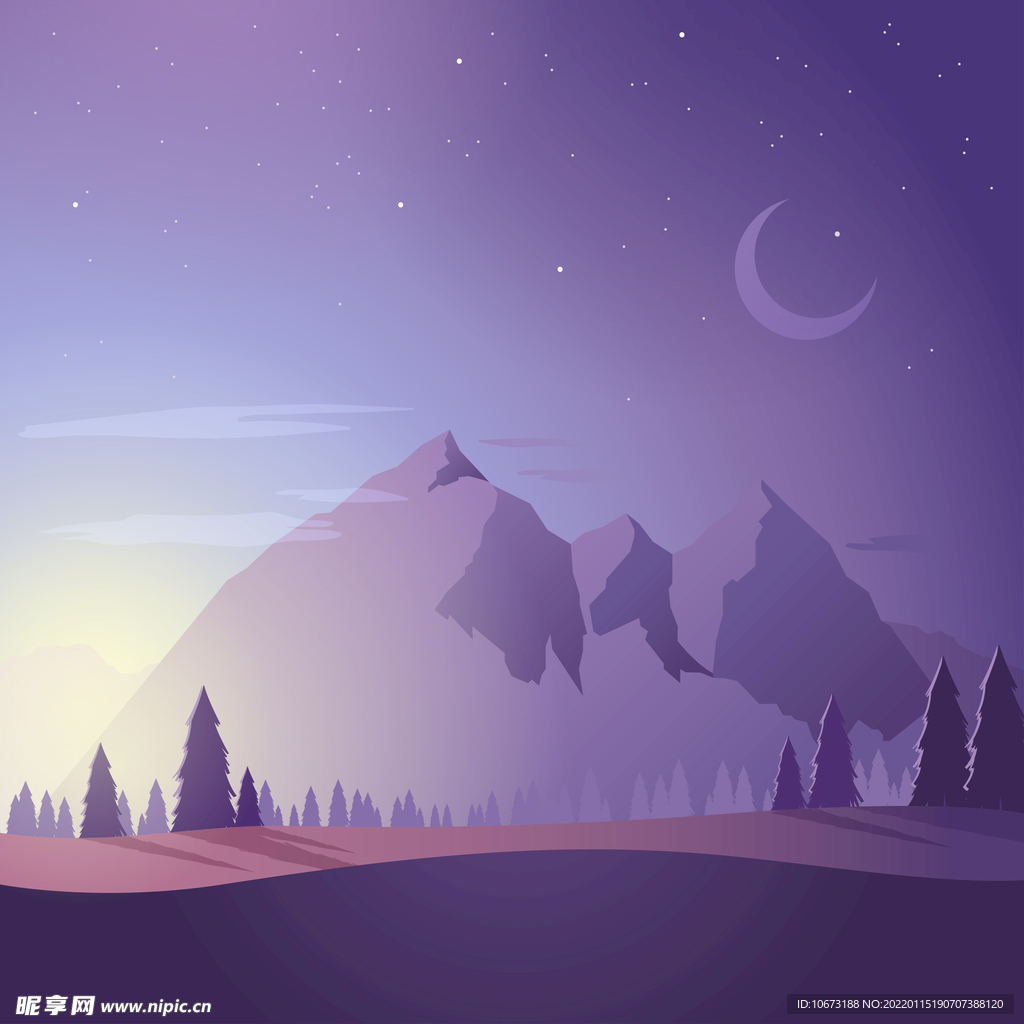  山峦山峰背景