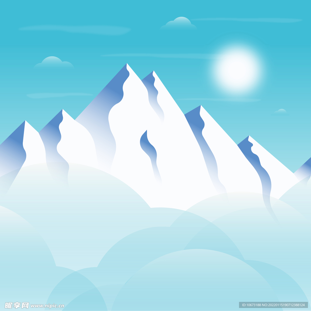  山峦山峰背景