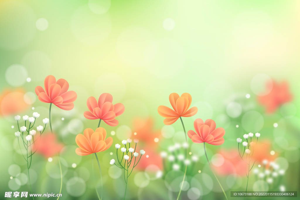 高清鲜花背景