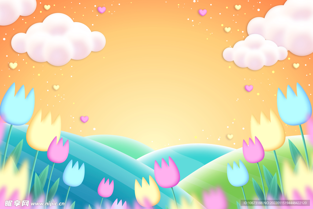 高清鲜花背景
