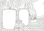 2022虎年线稿 新年线稿  