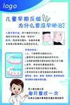 口腔医院儿童口腔展板-早期反颌