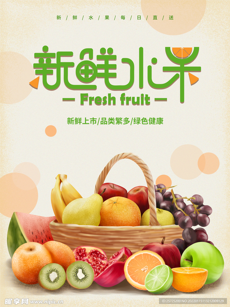 卡通水果