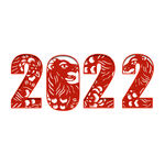 剪纸虎2022