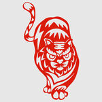 剪纸虎   