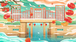 城市国潮海报    