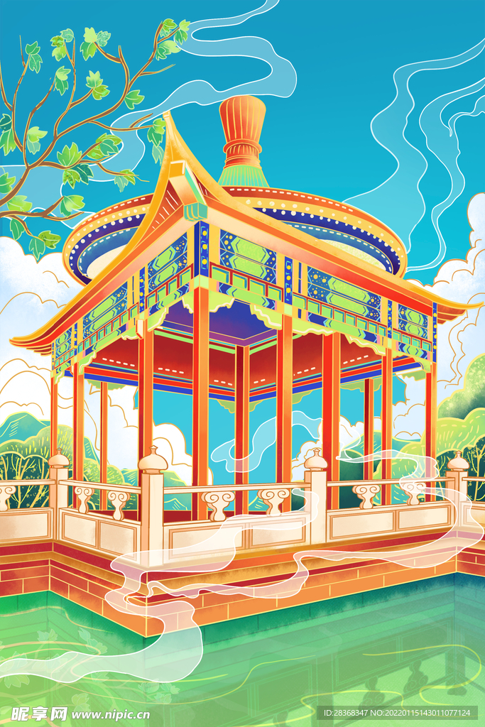 城市国潮海报 