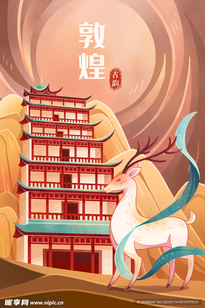 城市国潮海报