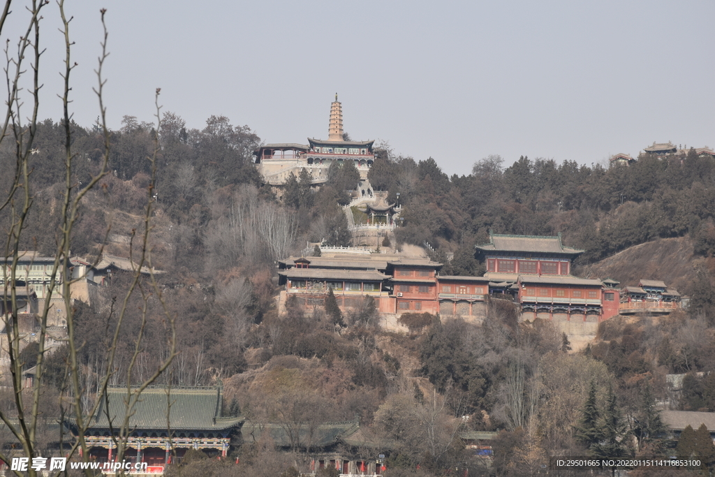 兰州地标白塔山