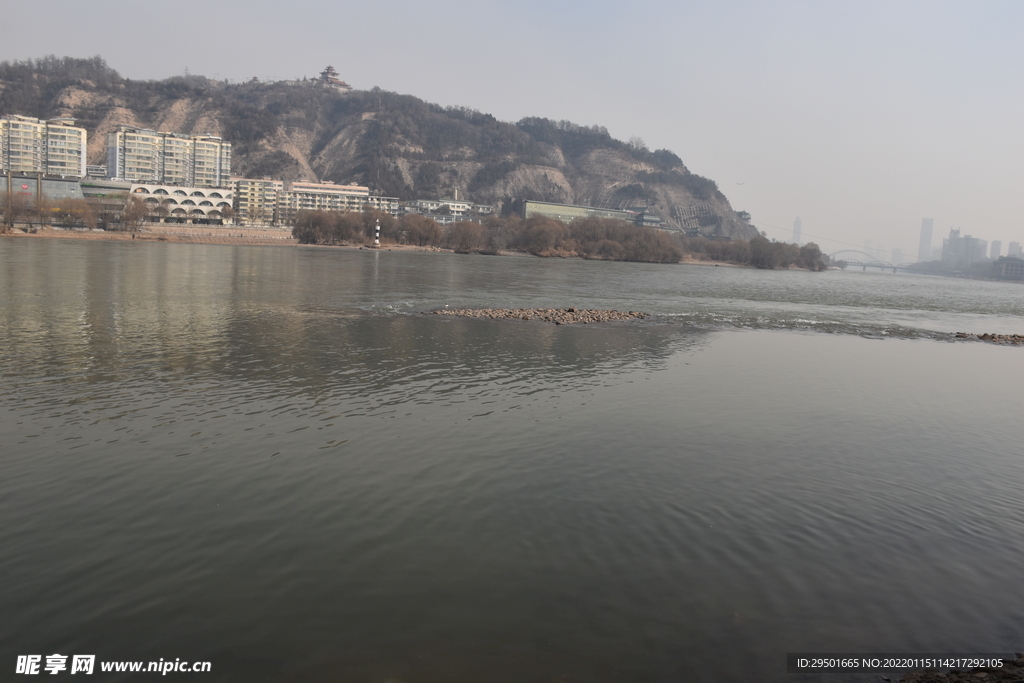 兰州黄河沿岸风光