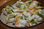 蒸饺子五彩蒸饺子