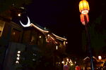 洛邑古城夜景中式商业街路灯