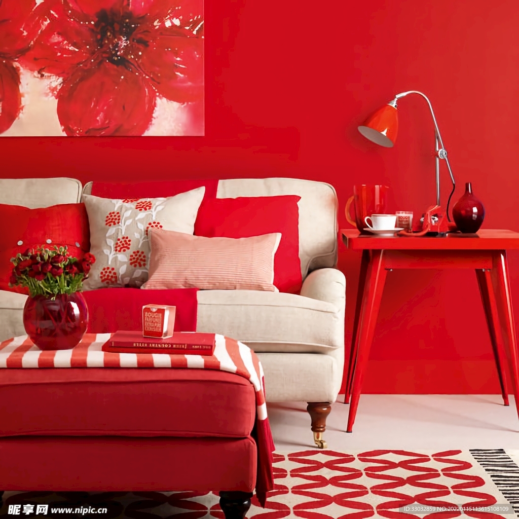 灰色系空间的红色点缀：3个现代家居室内装饰设计 - 设计之家