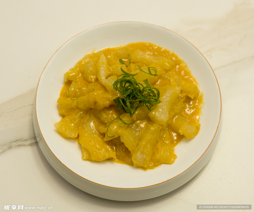 蟹黄蹄筋高清特写