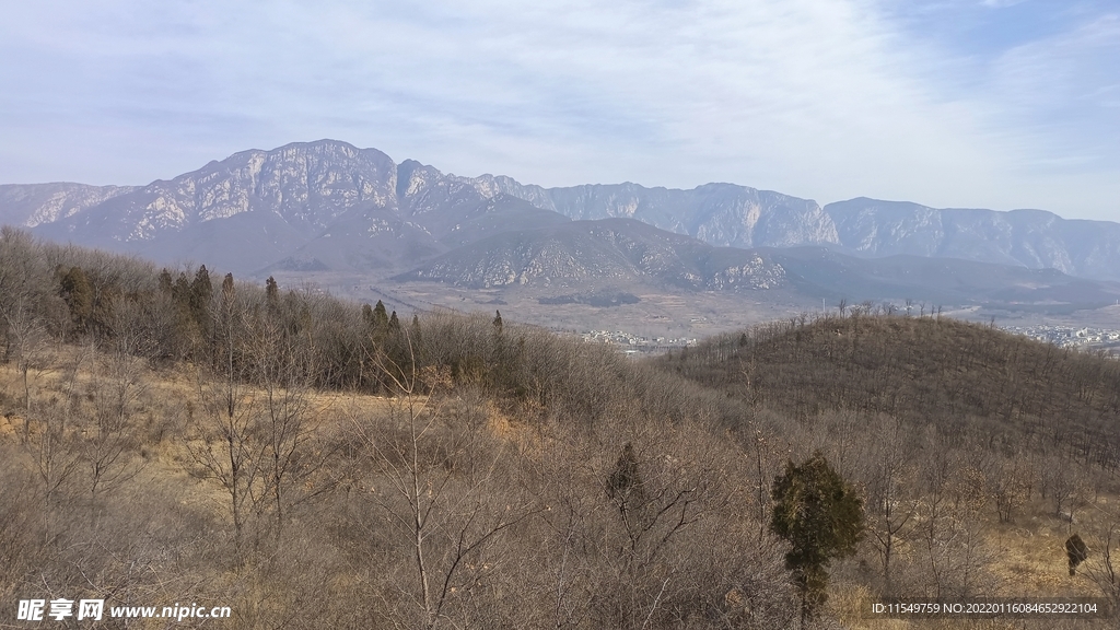 嵩山冬景