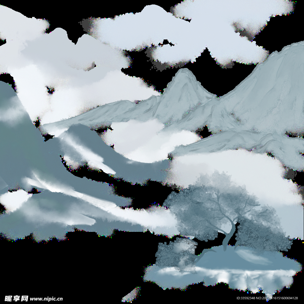 中式  