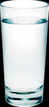 透明玻璃水杯 PNG 素材 