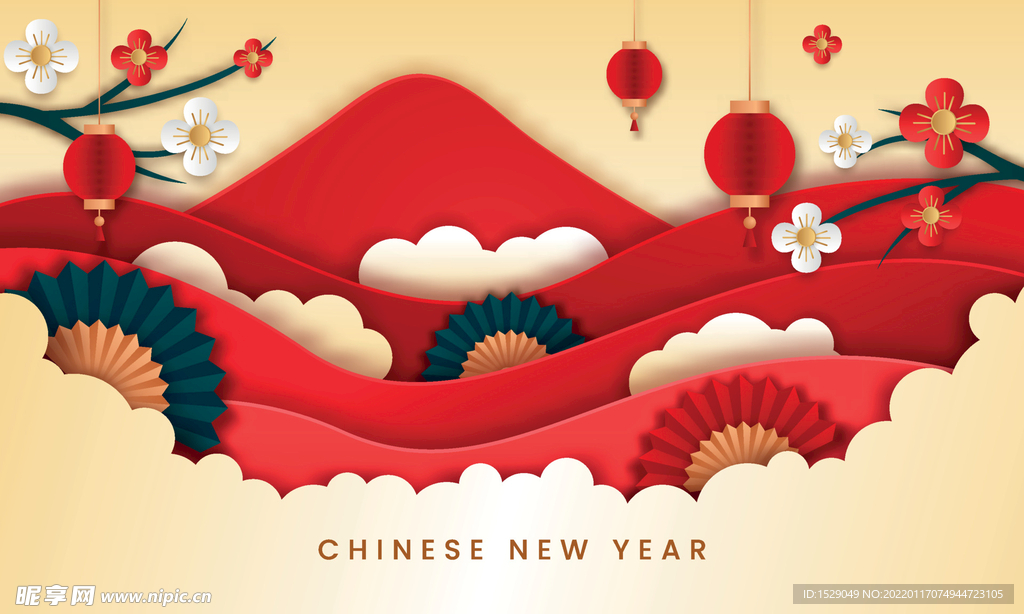  新年背景 