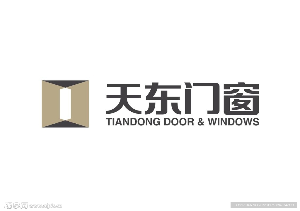 天东门窗LOGO 