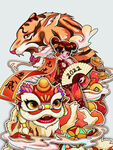 虎年插画海报  
