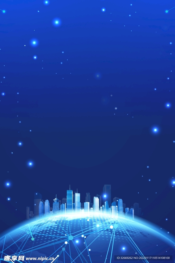 蓝色背景