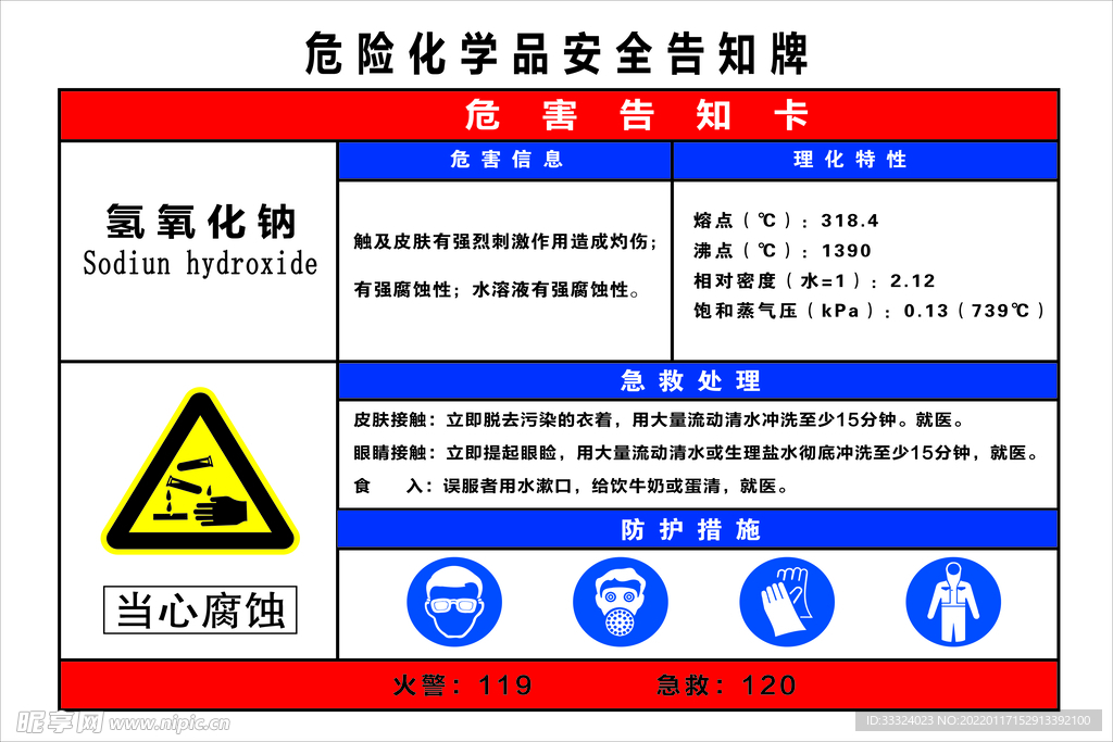 危险化学品告知牌