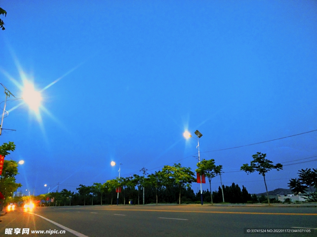 夜景  公路