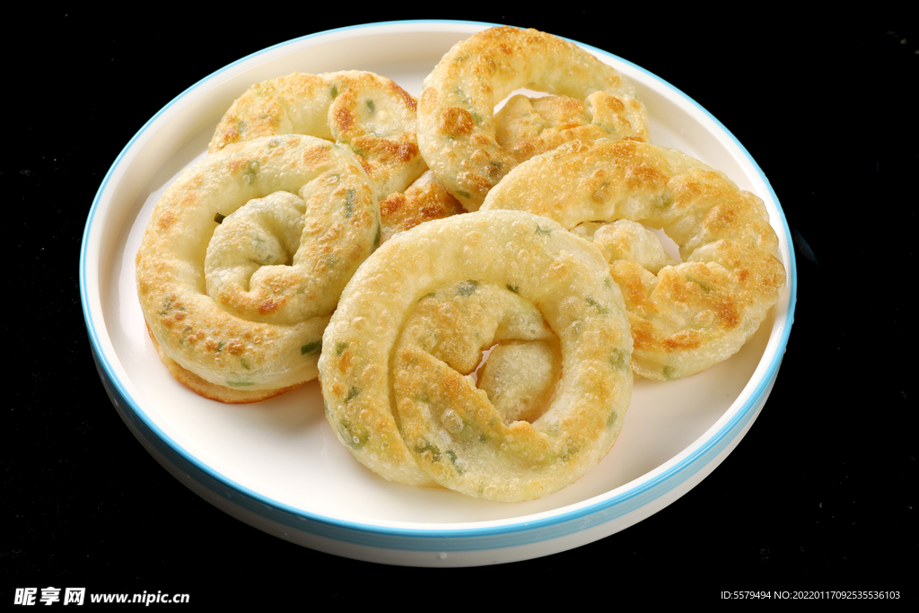 空心葱香饼