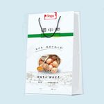 绿色有机鸡蛋礼盒手提袋源文件