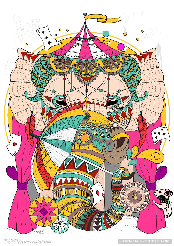 插画彩色