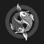 阴阳太极锦鲤