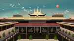 地标建筑国潮插画 