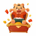  吉祥物迎新年 